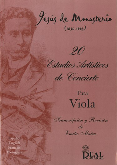 Jesús de Monasterio: 20 Estudios Artísticos de Concierto para Viola
