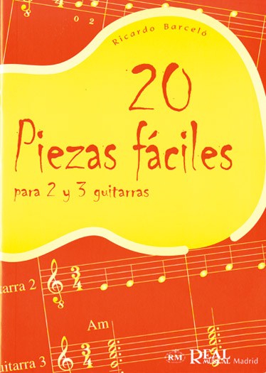 20 Piezas Fáciles para 2 y 3 Guitarras