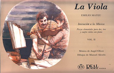 La Viola: Iniciación a la Música, Volumen 2 - Piezas Elementales para Dos, Tres y Cuatro Violas con Piano