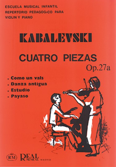 Kabalevsky: 4 Piezas para Violín y Piano, Op.27a