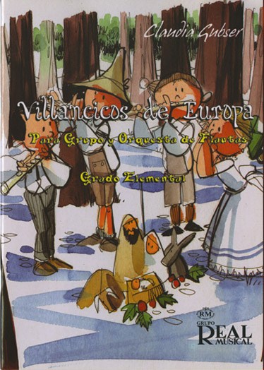 Villancicos de Europa para Grupo y Orquesta de Flautas (Grado Elemental)
