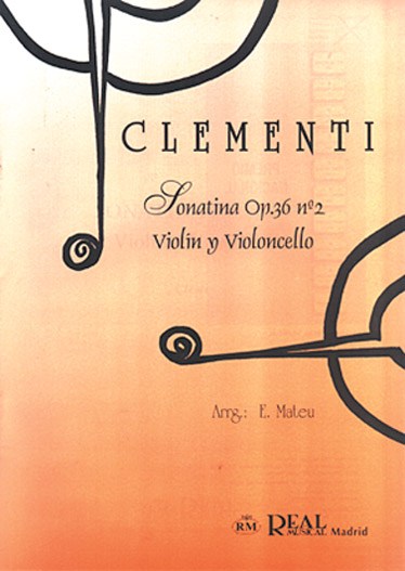 Muzio Clementi: Sonatina Op.36 No.2, para Violín y Violoncello