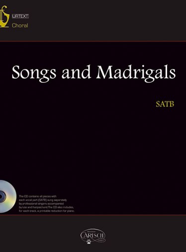 SONGS & MADRIGALS BK/CD CHOR