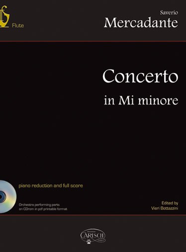 MERCADANTE SAVERIO CONCERTO IN MI MINORE BK/CD SPAN