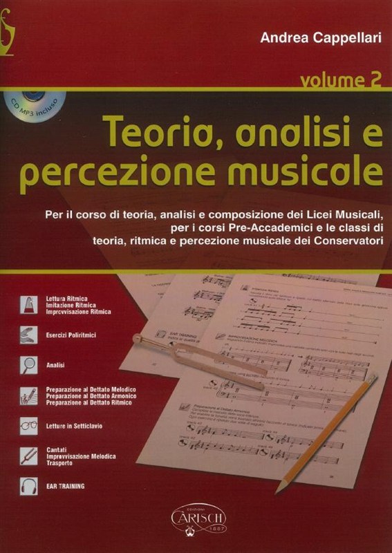 Andrea Cappellari: Teoria, Analisi E Percezione Musicale (Book/CD)