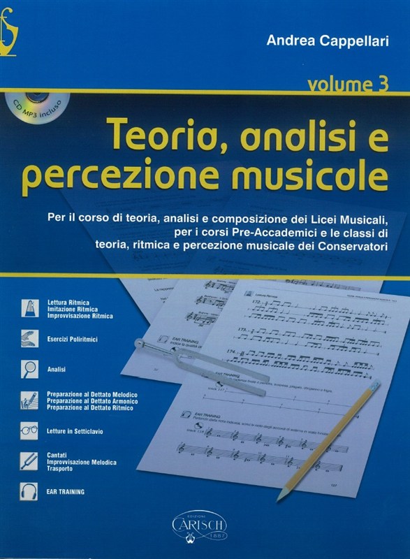 Andrea Cappellari: Teoria Analisi E Percezione Musicale (Libro/CD)