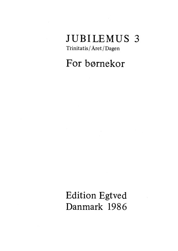 JUBILEMUS 3