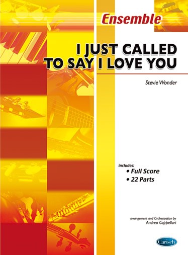 Stevie Wonder: I Just Called To Say I Love You (Score And Parts)