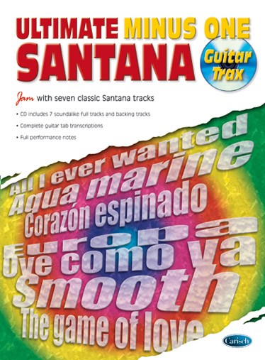 Ultimate Minus 1 Santana Gttab Bk/Cd