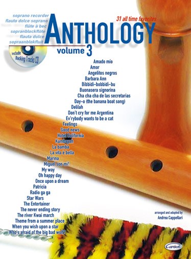 CAPPELLARI ANDREA ANTHOLOGY RECORDER VOL 3 BK/CD
