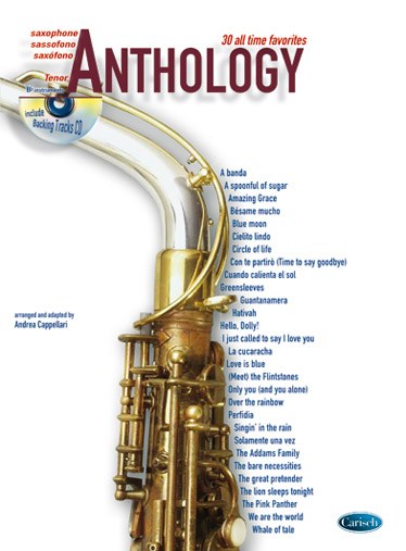 CAPPELLARI ANDREA ANTHOLOGY TENOR SAX 1 BK/CD