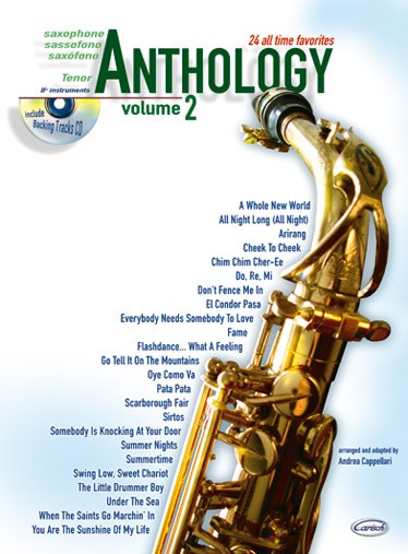 CAPPELLARI ANDREA ANTHOLOGY TENOR SAX 2 BK/CD
