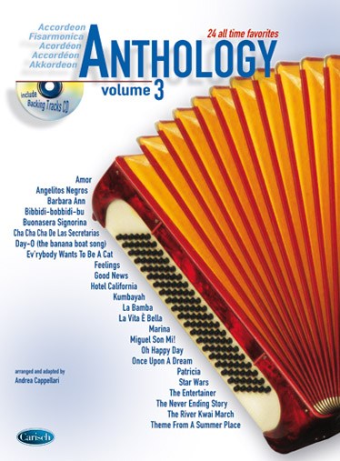 CAPPELLARI ANDREA ANTHOLOGY ACCORDEON 3 BK/CD