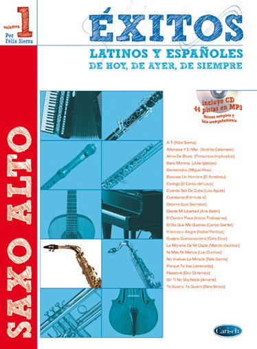 SIERRA F EXITOS LATINOS Y ESP ASAX BK/CD