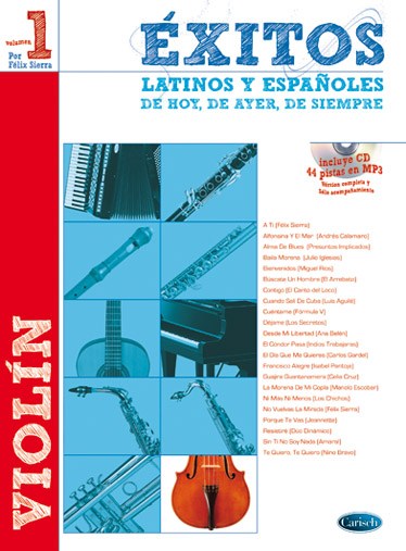 SIERRA F EXITOS LATINOS Y ESP VLN BK/CD