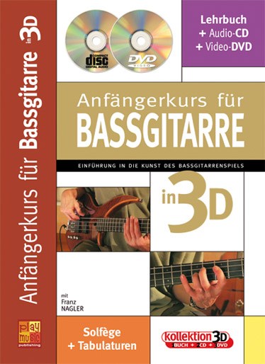 Anfängerkurs für Bassgitarre in 3D