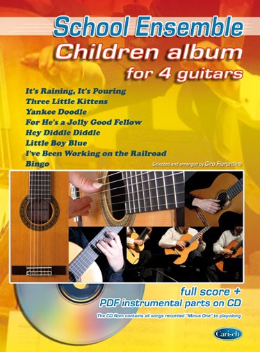 FIORENTINO CIRO CHILDREN ALBUM 4 GUITARS BK/CD