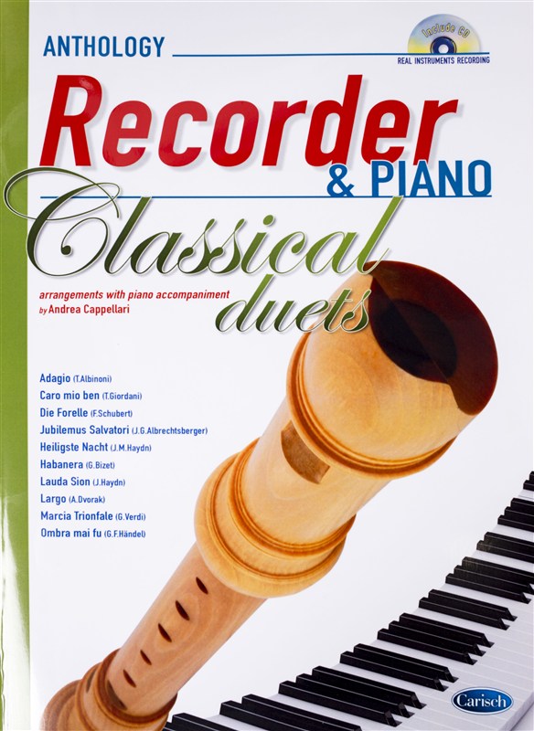 Andrea Cappellari: Classical Duets - Recorder/Piano (Book/CD)