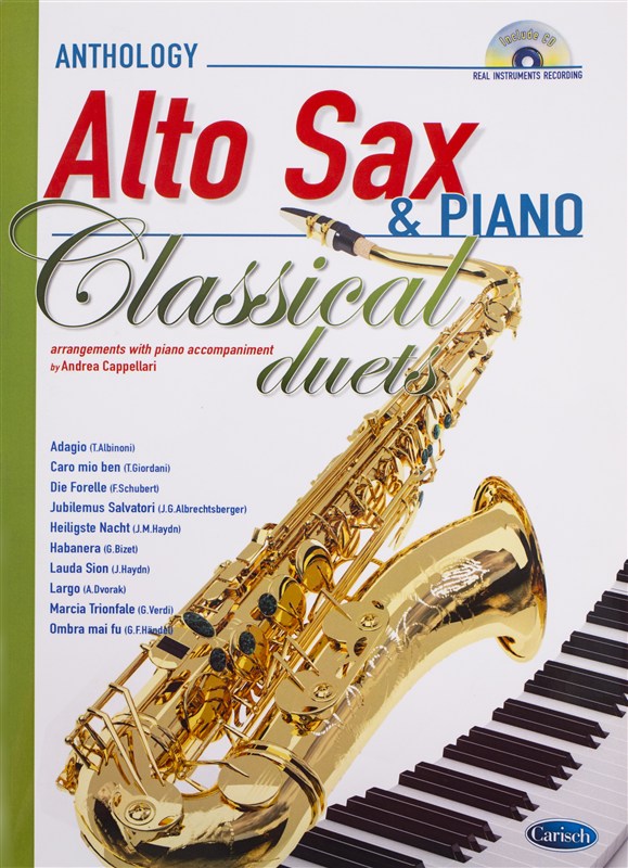 Andrea Cappellari: Classical Duets - Alto Saxophone/Piano (Book/CD)