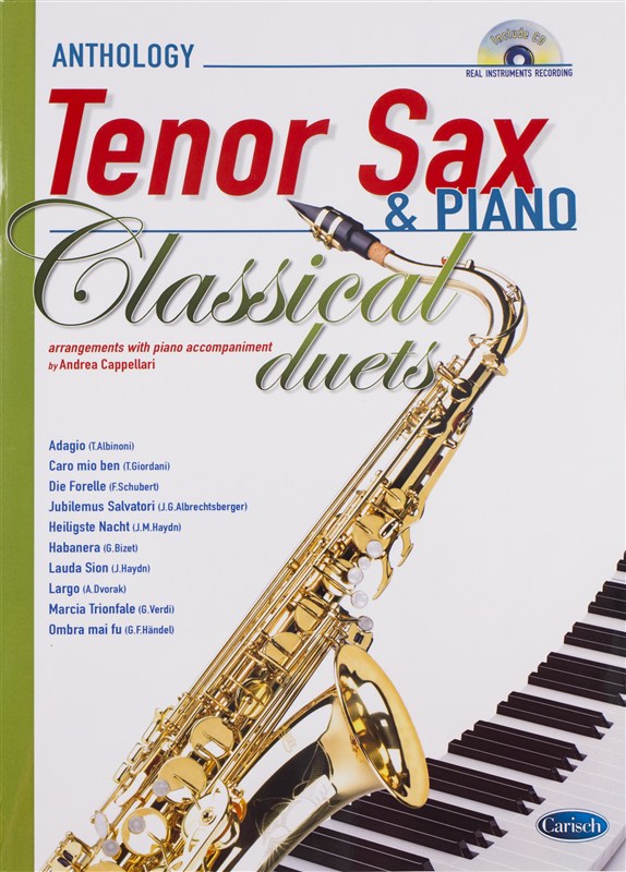 Andrea Cappellari: Classical Duets - Tenor Saxophone/Piano (Book/CD)