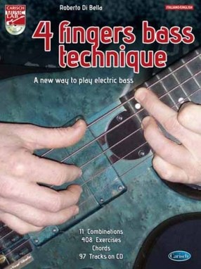 Bella 4 Fingers Bass Technique Bk/Cd