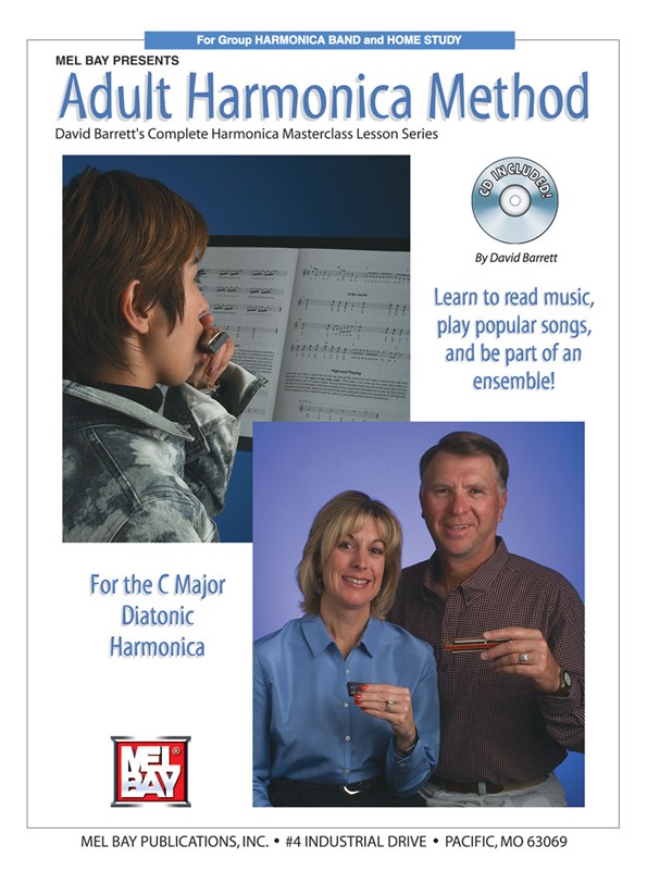 Adult Harmonica Method Harm Bk/Cd