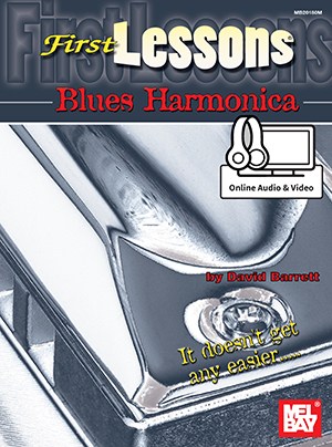 David Barrett: First Lessons Blues Harmonica (Book/Online Audio/Video)