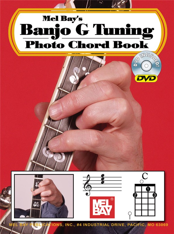Mel Bay's Banjo G Tuning Photo Chord Book (Book/DVD)