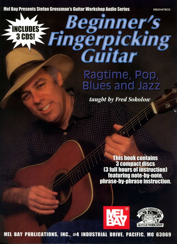 Fred Sokolow: Beginner's Fingerpicking Guitar - Ragtime, Pop, Blues And Jazz