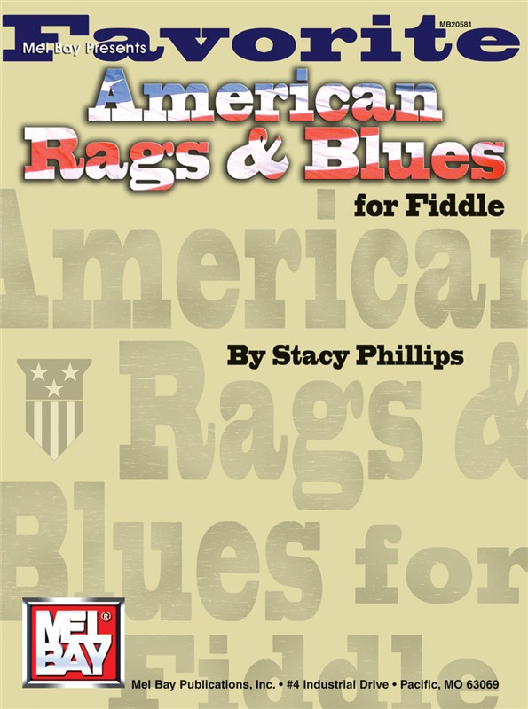FAVORITE AMERICAN RAGS & BLUES FOR FIDDLE FIDDLE BOOK