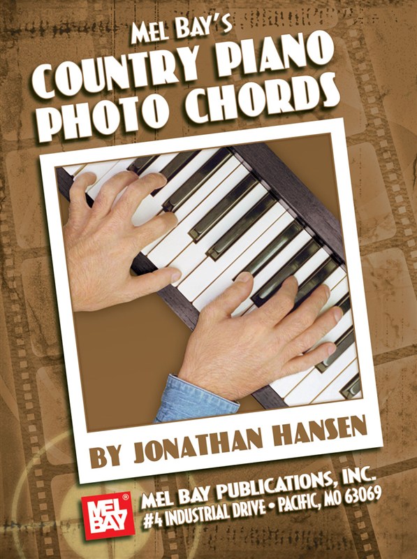 HANSEN JONATHAN COUNTRY PIANO PHOTO CHORDS KEYBOARD OR PIANO BOOK