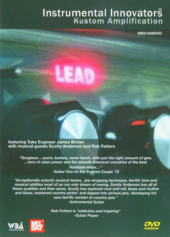 INSTRUMENTAL INNOVATORS KUSTOM AMPLIFICATION GUITAR DVD