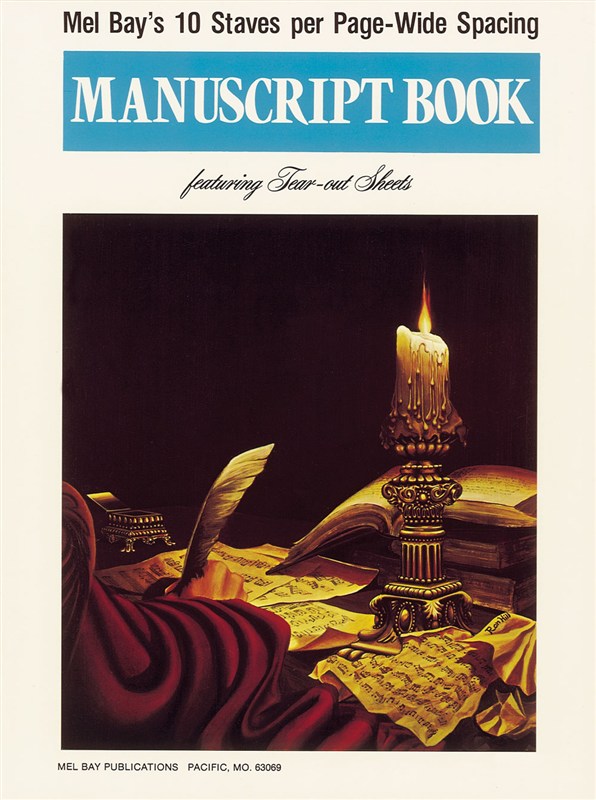 Mel Bay: Manuscript Book - 10 Staves