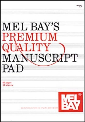 Premium Quality Manuscript Pad Ten-Stave