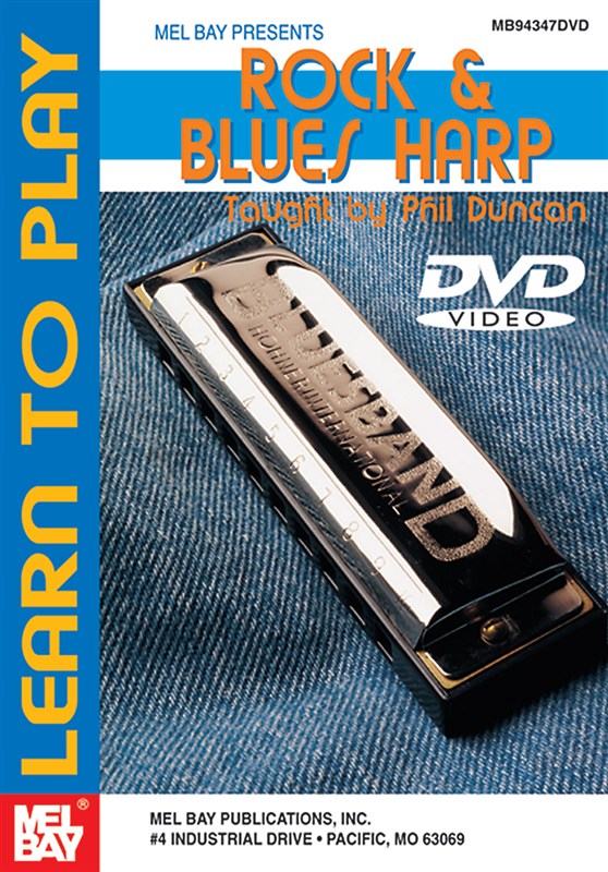LEARN TO PLAY ROCK & BLUES HARP Harmonica DVD