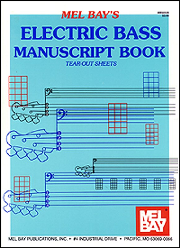 Electric Bass Manuscript Book