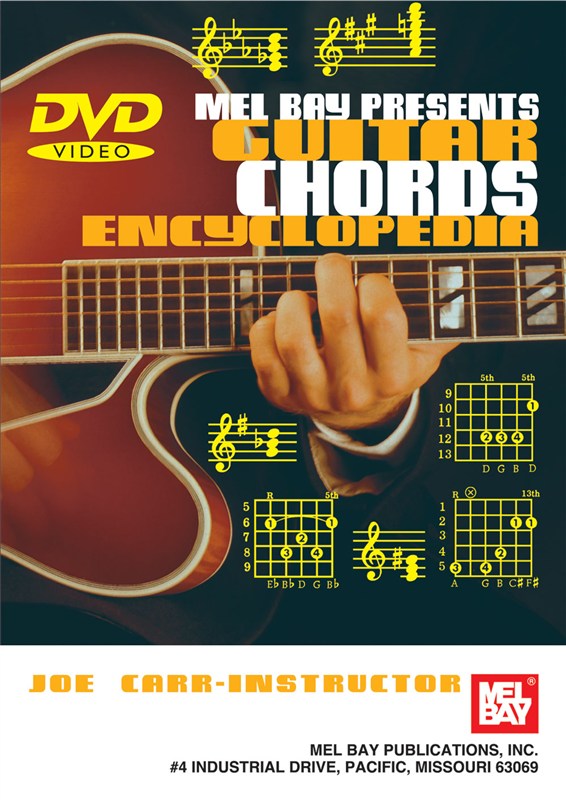 GUITAR CHORDS ENCYCLOPEDIA GUITAR (ALL) DVD