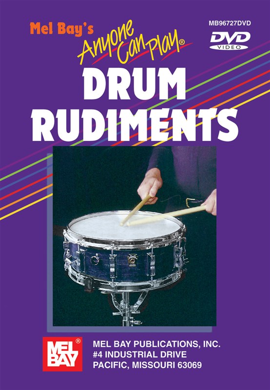 ANYONE CAN PLAY DRUM RUDIMENTS DRUM SET DVD