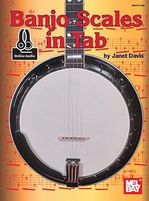 Janet Davis: Banjo Scales In Tab (Book/Online Audio)