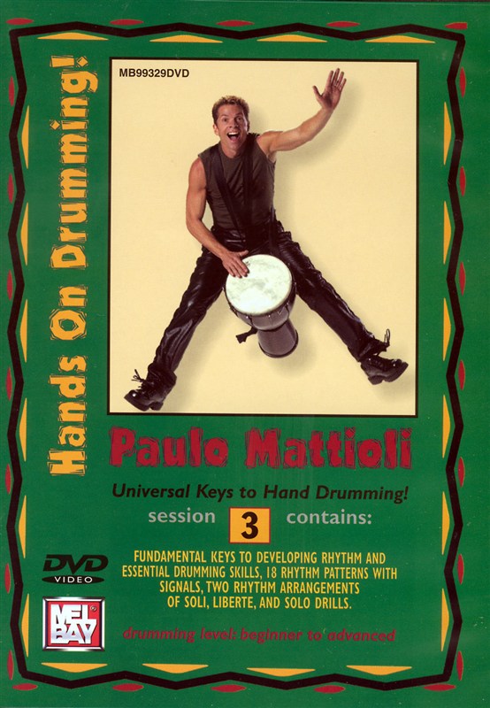 HANDS ON DRUMMING SESSION 3 PERCUSSION (MISCELLANEOUS) DVD