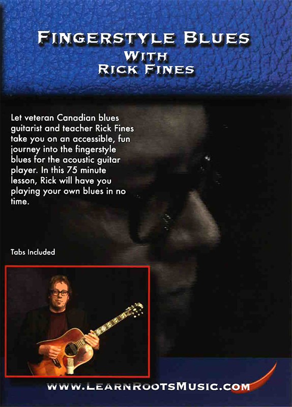 FINES RICK FINGERSYTLE BLUES GUITAR DVD