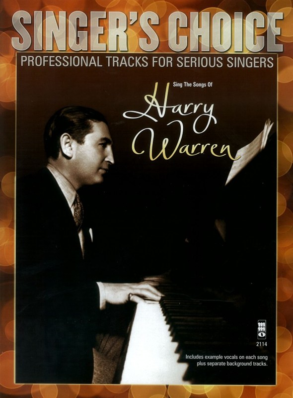Singer's Choice: Sing The Songs Of Harry Warren (Book/CD)