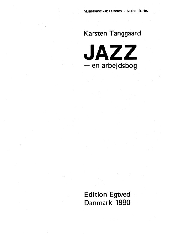 JAZZ - EN ARBEJDSBOG
