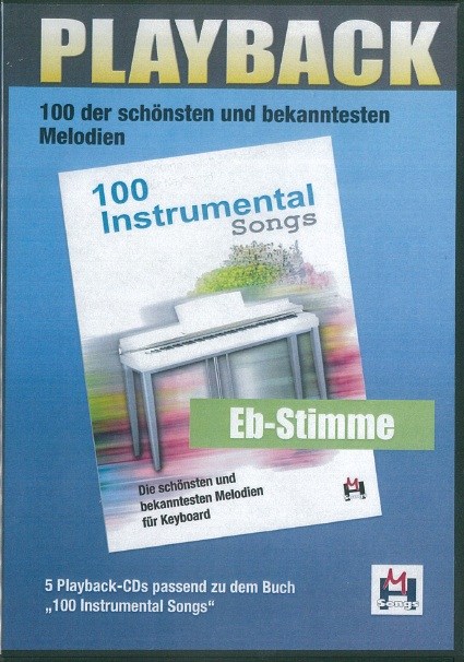 100 Instrumental Songs (5 Playback-CDs Eb-Stimme)