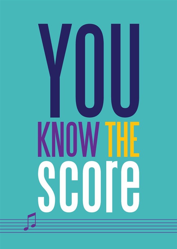 You Know The Score - Greeting Card