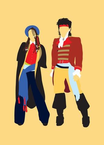 Fashion Vs Music: New Romantic - Greeting Card
