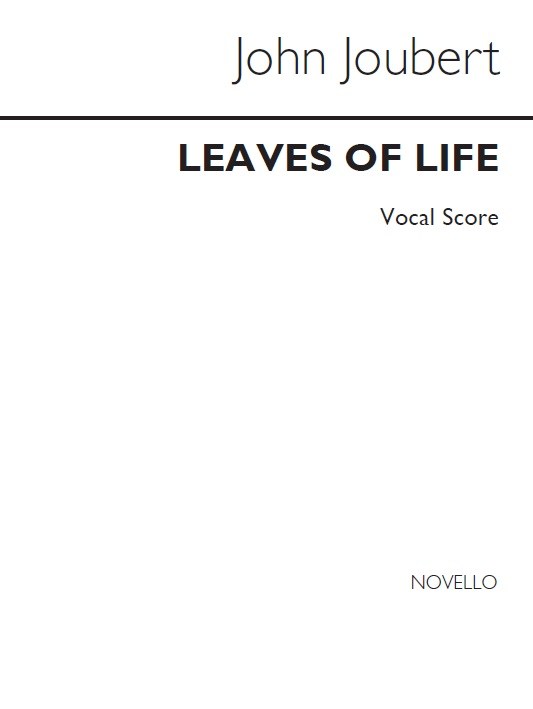 Joubert: Leaves Of Life Op 41 (Vocal Score)