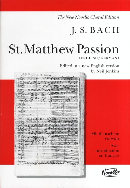 J.S. Bach: St. Matthew Passion (Vocal Score)