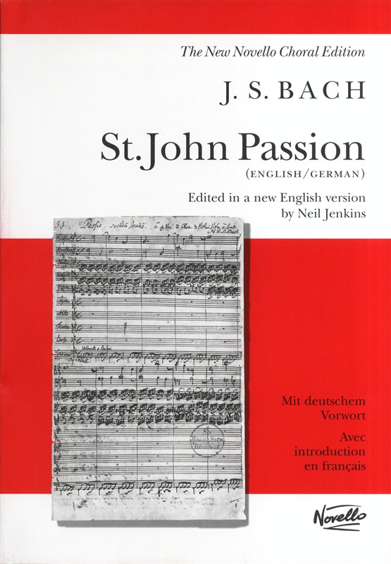 J.S. Bach: St. John Passion (Vocal Score)