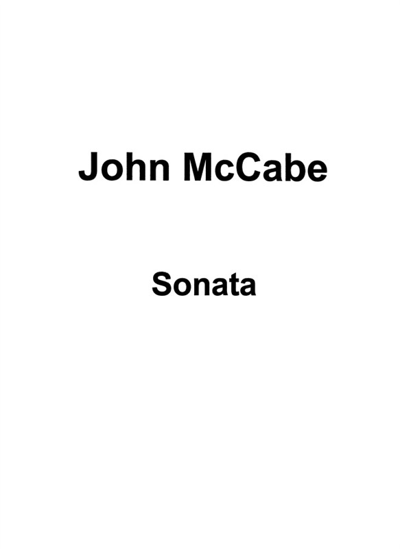 McCabe: Sonata (Score and Parts)